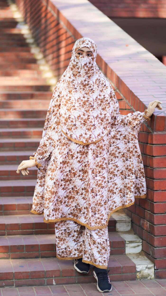 Khimar and plazu set