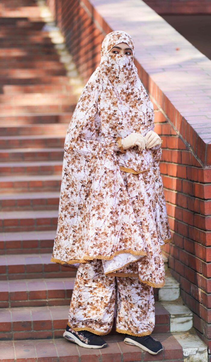 Khimar and plazu set