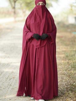 Alternative view of Long Abaya Zilbab -3