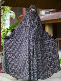 Alternative view of Long Abaya Zilbab -136