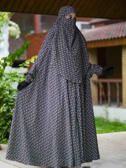 Long Abaya Zilbab -136