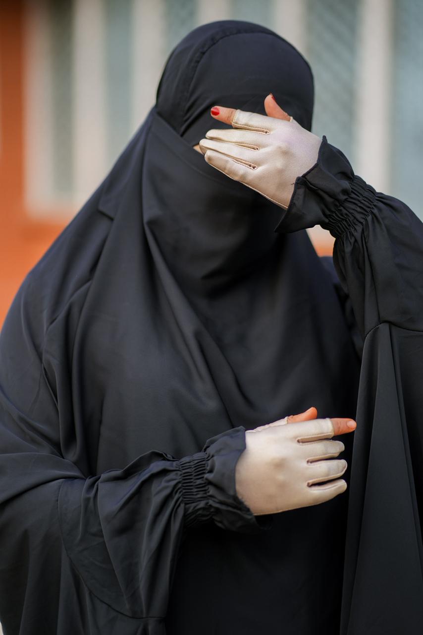 Dubai Cherry Plazo Khimar Set - SP3 - Image 3