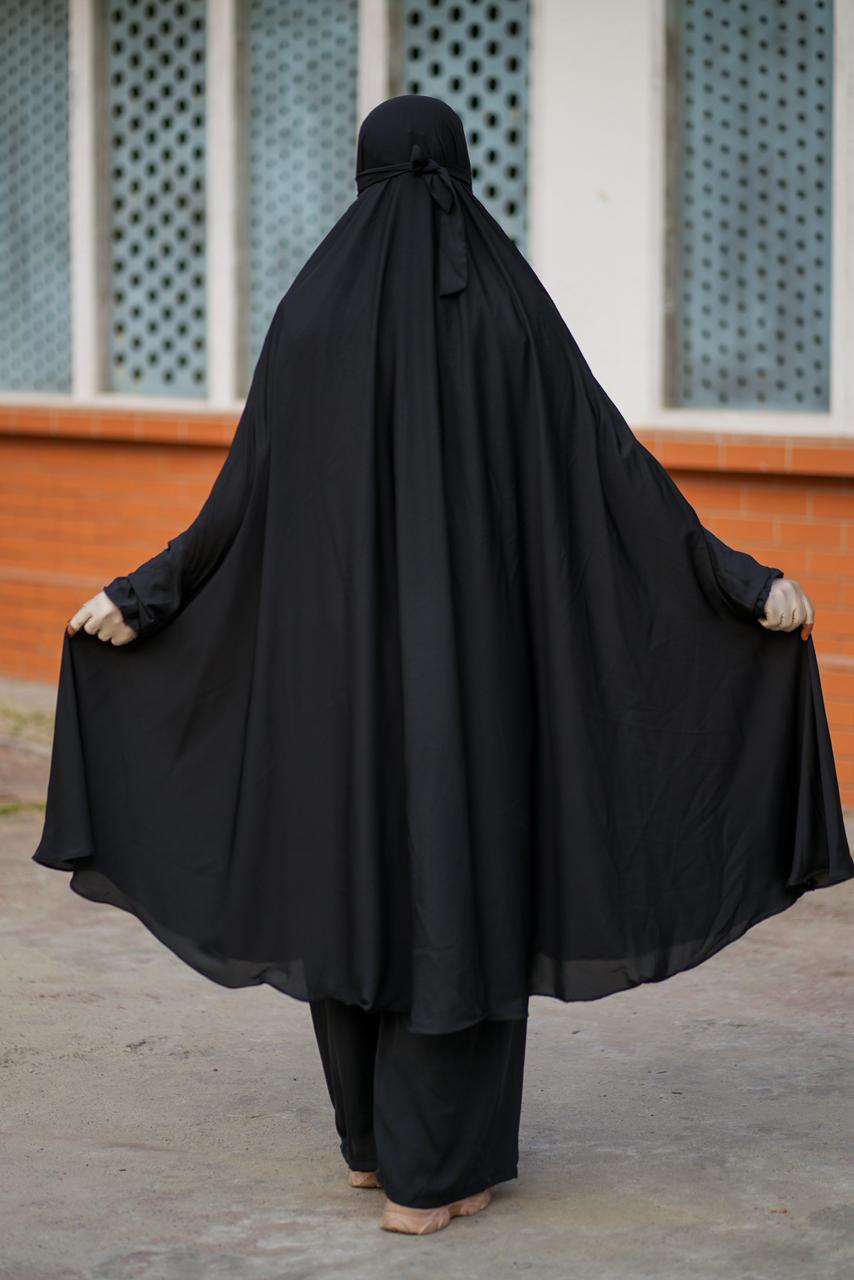 Dubai Cherry Plazo Khimar Set - SP3 - Image 4