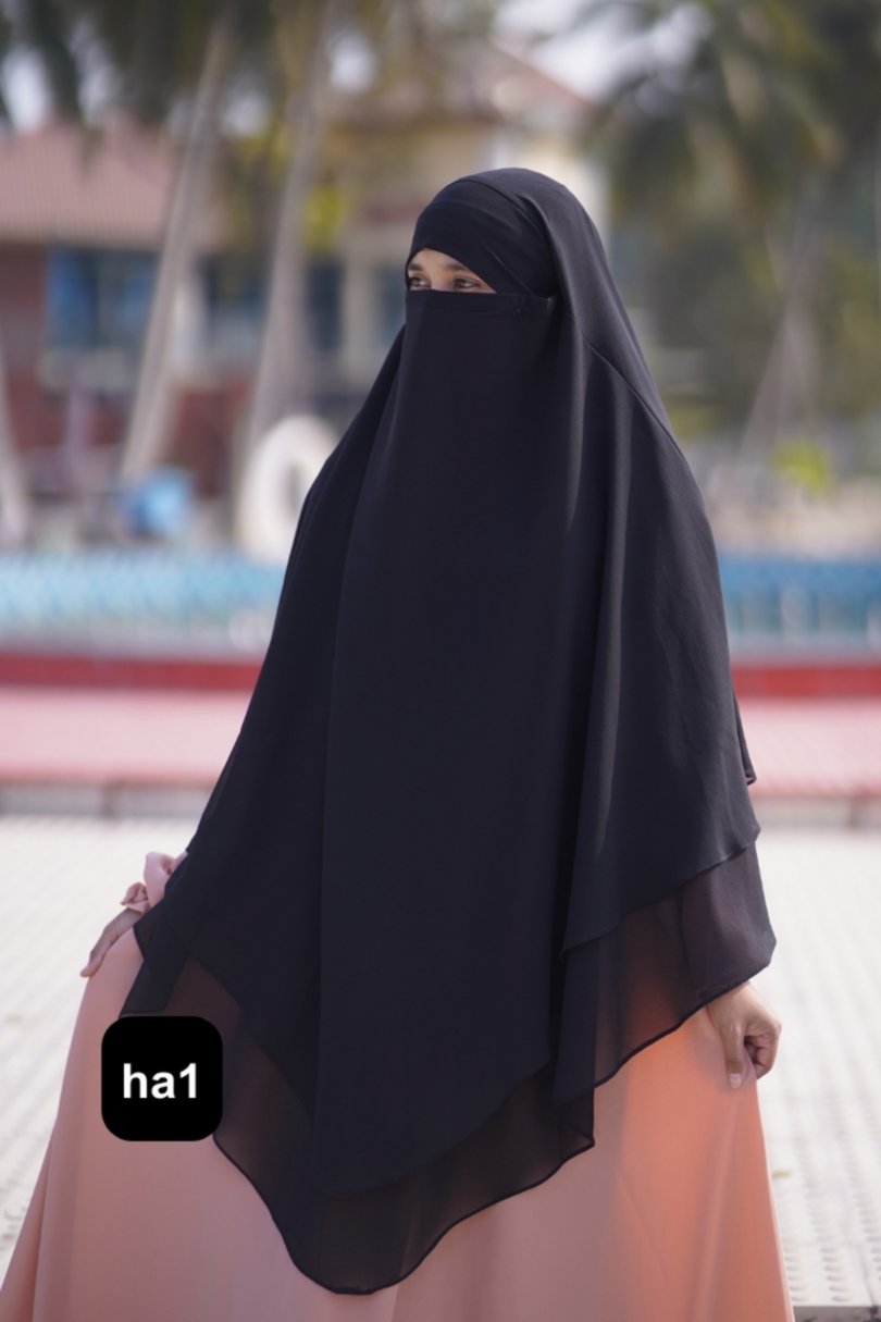 Premium 4-Layer Ready Hijab ha1 - Image 4