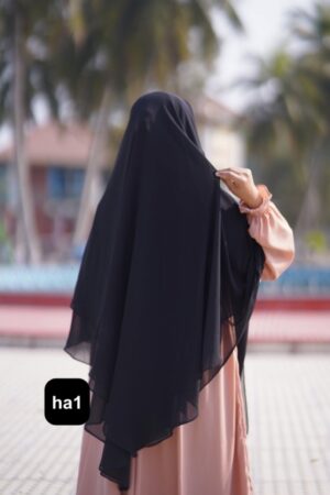 Alternative view of Premium 4-Layer Ready Hijab ha1