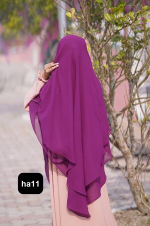 Alternative view of Premium 4-Layer Ready Hijab ha11