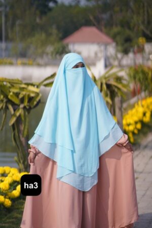 Alternative view of Premium 4-Layer Ready Hijab ha3