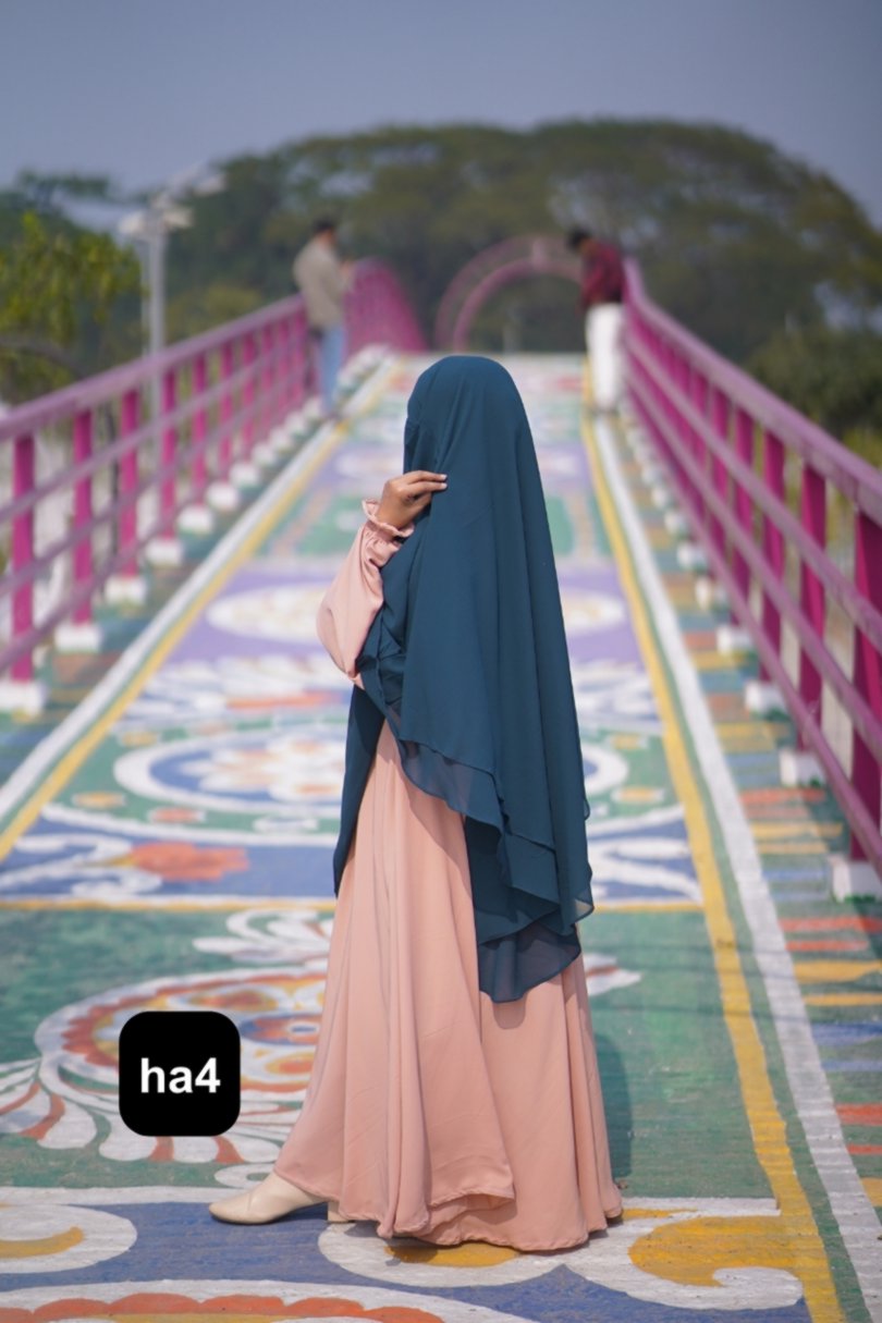 Premium 4-Layer Ready Hijab ha4 - Image 2
