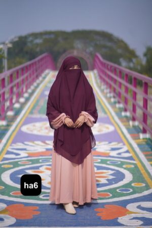 Premium 4-Layer Ready Hijab ha6