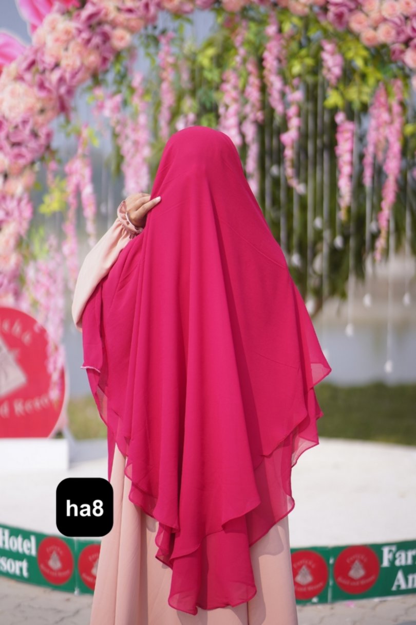 Premium 4-Layer Ready Hijab ha8 - Image 2