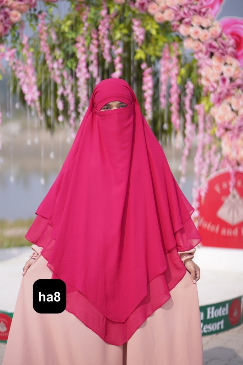 Premium 4-Layer Ready Hijab ha8