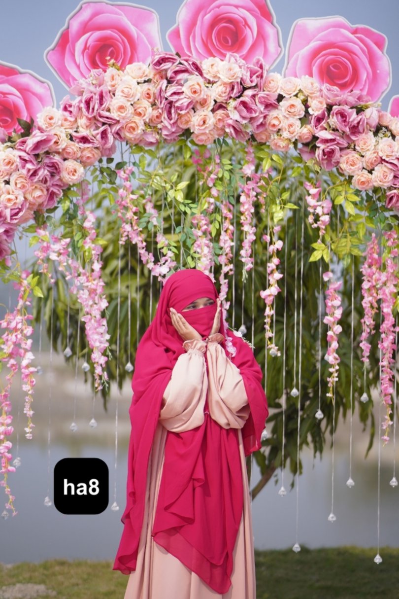 Premium 4-Layer Ready Hijab ha8 - Image 5