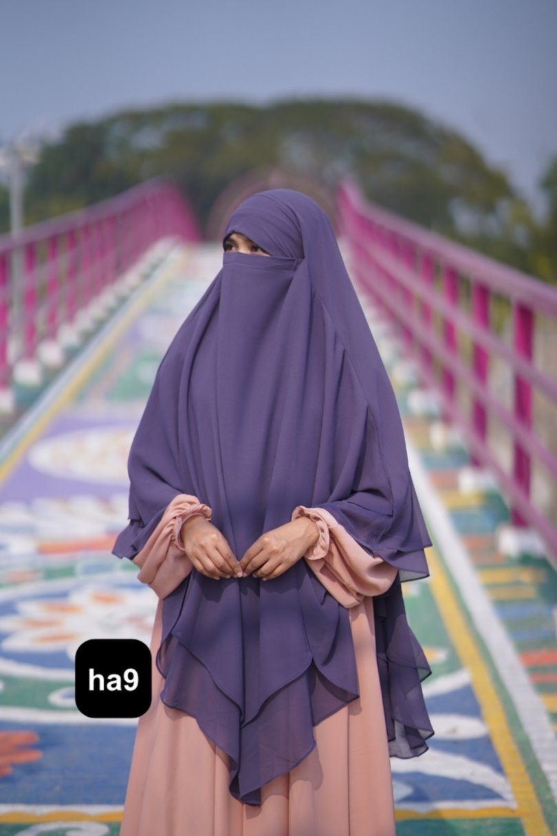Premium 4-Layer Ready Hijab ha9