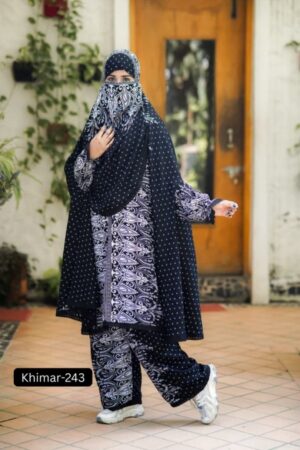 Alternative view of Premium khimar - 243