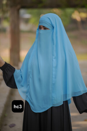 Alternative view of Premium 2-Layer Ready Hijab-hc3