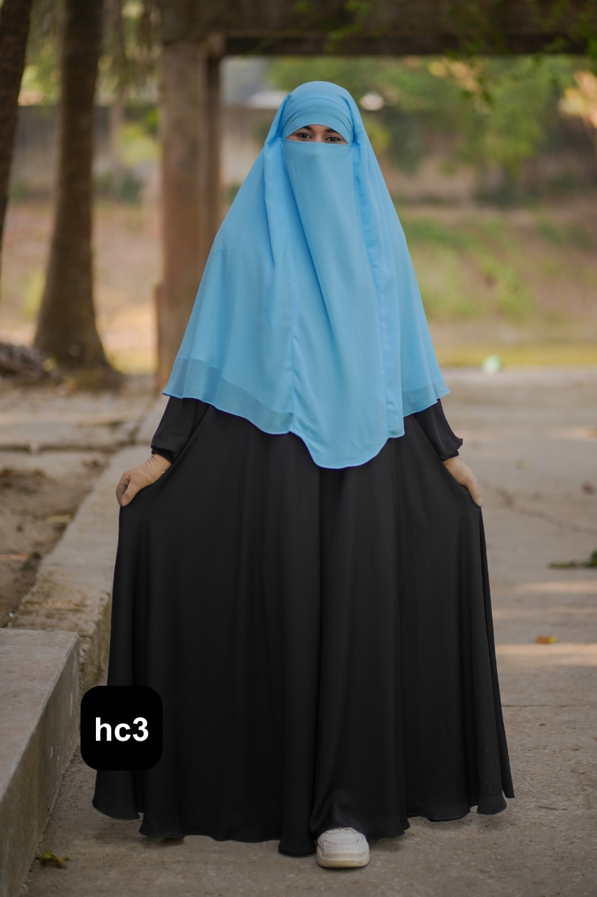 Premium 2-Layer Ready Hijab-hc3 - Image 3