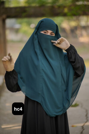 Alternative view of Premium 2-Layer Ready Hijab-hc4