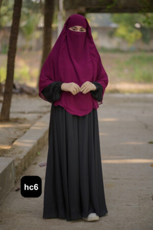 Alternative view of Premium 2-Layer Ready Hijab-hc6