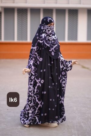 Premium Floor Touch Jilbab - lk6