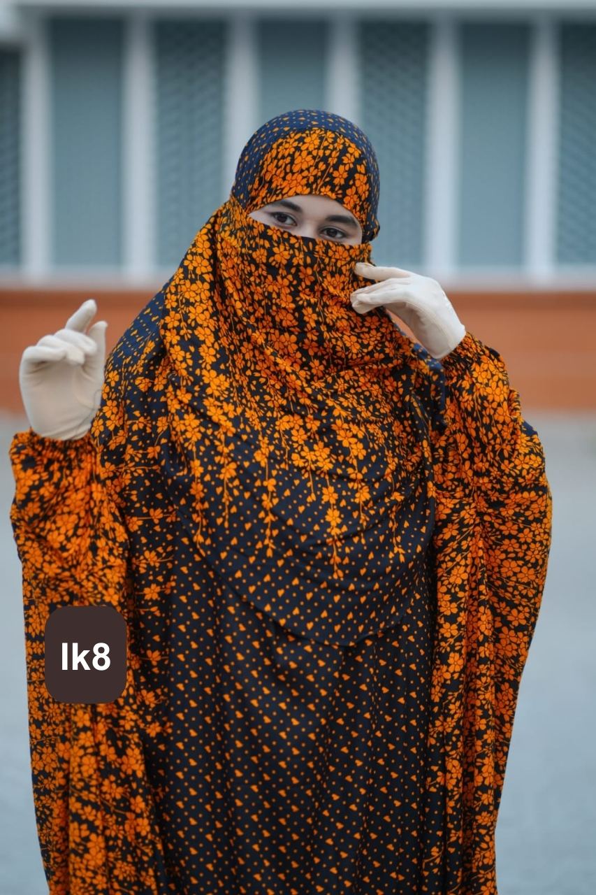 Premium Floor Touch Jilbab - lk8 - Image 3