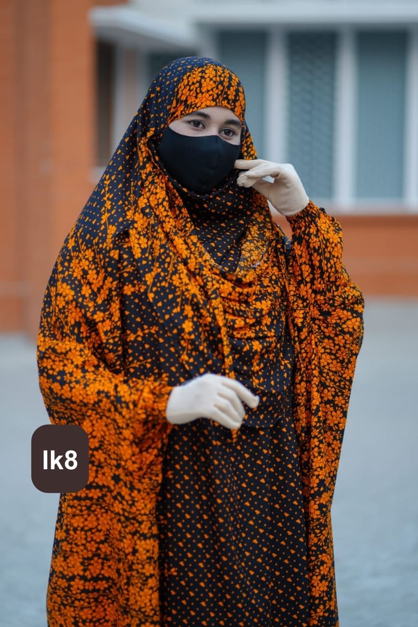 Premium Floor Touch Jilbab - lk8 - Image 6