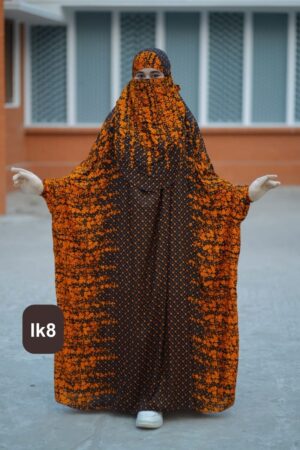 Premium Floor Touch Jilbab - lk8