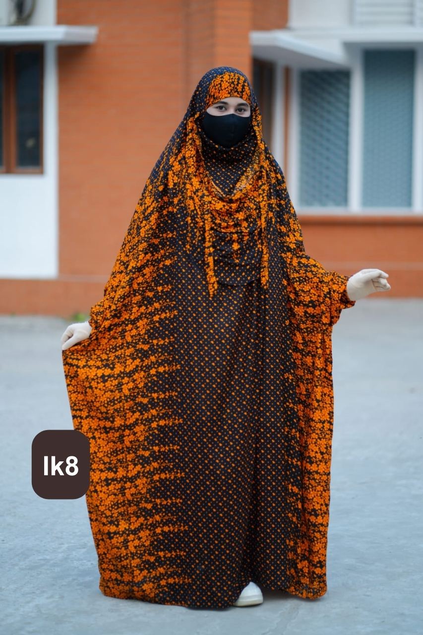 Premium Floor Touch Jilbab - lk8 - Image 4