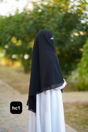 Alternative view of Premium 2-Layer Ready Hijab-rhc1