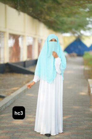 Alternative view of Premium 2-Layer Ready Hijab-rhc3