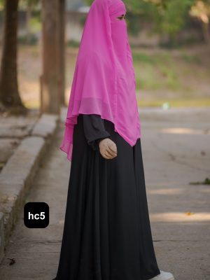 Alternative view of Premium 2-Layer Ready Hijab-hc5