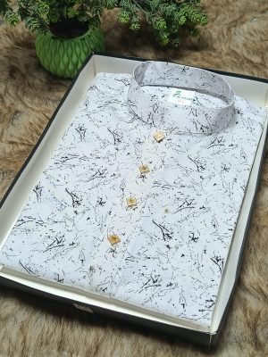 Alternative view of Premium Soft Cotton Panjabi -White