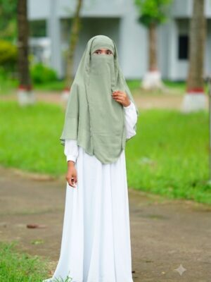 Alternative view of Premium 2-Layer Ready Hijab-hc32