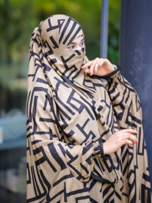Alternative view of Premium khimar – 321